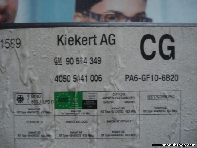 Unidad de control cámara de la puerta Opel Vectra 90564349 CG 4050 5441