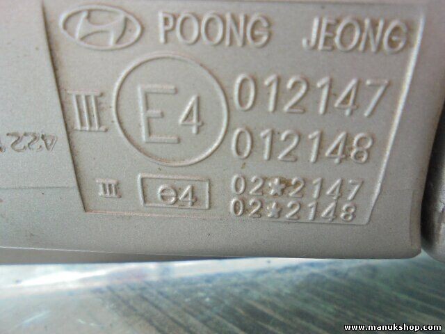 Espejo retrovisor exterior derecho electrico Hyundai Santa Fe 2.0 012147 012148