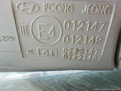 Espejo retrovisor exterior derecho electrico Hyundai Santa Fe 2.0 012147 012148