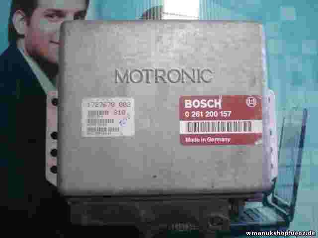 Centralita  BMW E30 1727678002 1727678 002 BOSCH 0261200157 0 261 200 157