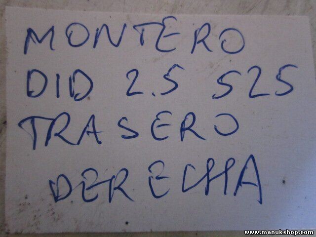 Palier transmision trasero derecho Mitsubishi Montero Pajero 2.5 DID 525