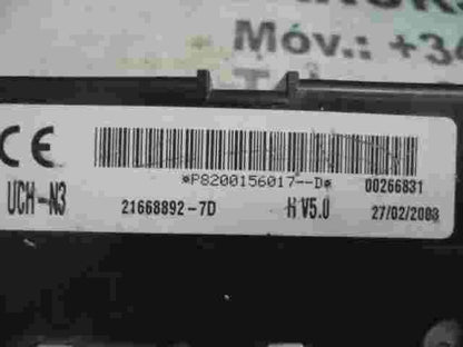 UCH Renault Trafic P8200156017D P8200156017-D 216688927D 21668892-7D