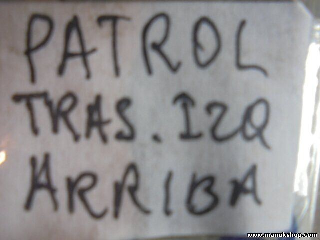 Bisagra de la puerta trasera izquierda arriba Nissan Patrol GR I 85 KW, 116 PS