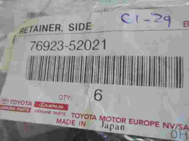Side Mudguard Retainer Toyota GS200T GS350 GS450H IS350 RC300 RC350 7692352021