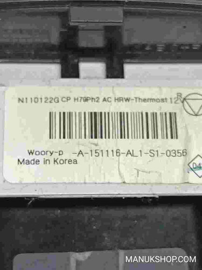 Climatizador Calefacción Clima panel de control Dacia N110122G A151116AL1S10356