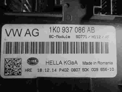 Controlador Confort Seat Altea 1K0937086AB 1KO937086AB HELLA 5DK00965610