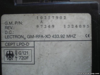 Centralita Opel Sintra Bj 95-00 97249 1324095 10257902