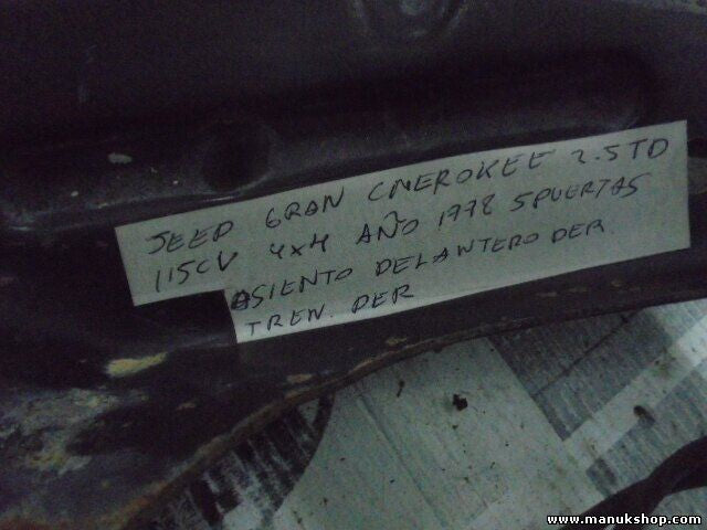 Guía de asiento derecho lado derecho Jeep Grand Cherokee 2499 ccm, 85 KW, 115 PS