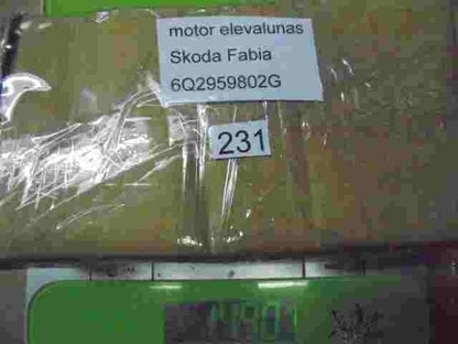 Motor elevalunas delantero izquierdo Polo Skoda Fabia 6Q2959802G 6Q2.959.802.G