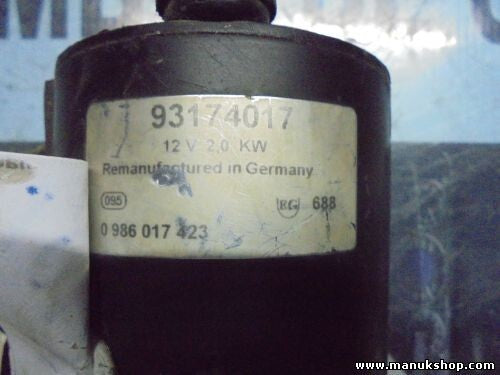 Arranque Opel 0986017423 93174017 025909 1005831230 1 005 831 230