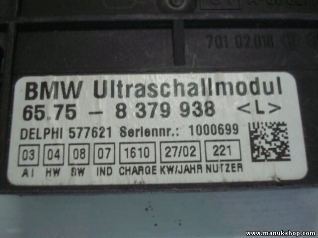 La lectura del sensor ultrasónico luz BMW E46 938 65758379938 DELPHI 577621