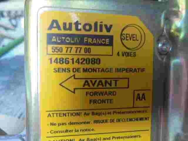 Sensor de impacto de airbag Citroen Evasion (AA) 1486142080 1486142080AA