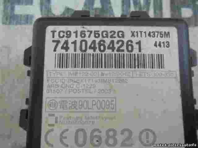 Control de la unidad de alarma inmovilizador módulo Ford X1T14375M TC91675G2G