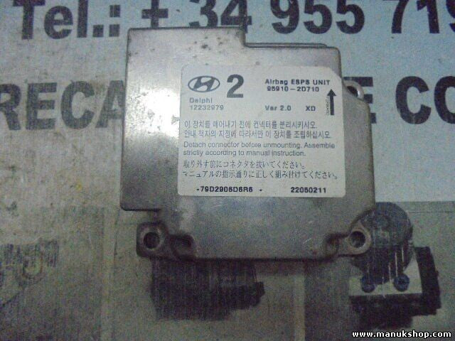 Sensor de impacto de airbag Hyundai Elantra 2005 959102D710 12232979 Ver 2.0