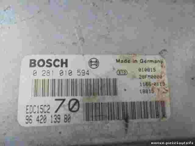 Centralina Peugeot 206 2.0 HDi 9642013980 EDC15C270 28FM00 BOSCH 02810594