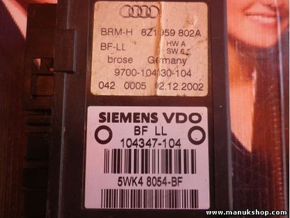 Centralita de elevalunas Audi 8Z1959802A 9700-104330-104 9700104330104