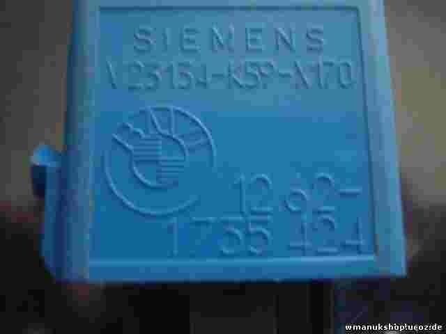 Relé  BMW E38 E36 E39 12.62-1 735 424 12621735424 SIEMENS V23134K59X170