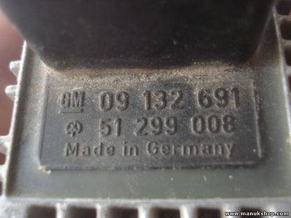 Recocido controlador Glow relé enchufe Opel Omega B 2,2 51299008 09132691