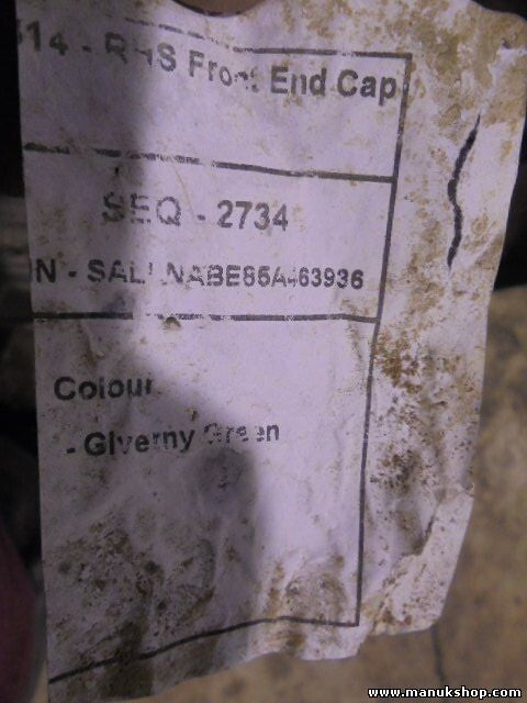 Parachoques Land Rover Freelander SEQ2734 500270XXX DQY500030 DPF500020