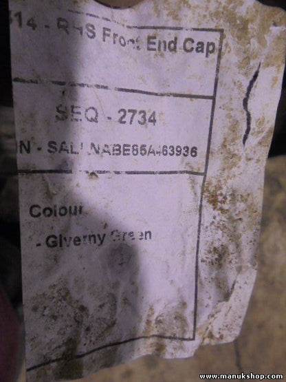 Parachoques Land Rover Freelander SEQ2734 500270XXX DQY500030 DPF500020