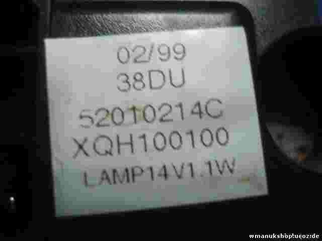 Reloj Digital  Land Rover Freelander 52010214C XQH100100 LAMP14V1.1W