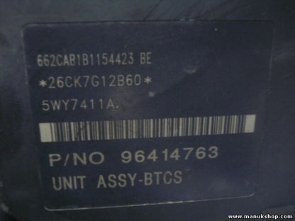 Unidad hidráulica del ABS Chevrolet Epica 96414760 96414763 662CAB1B1154423