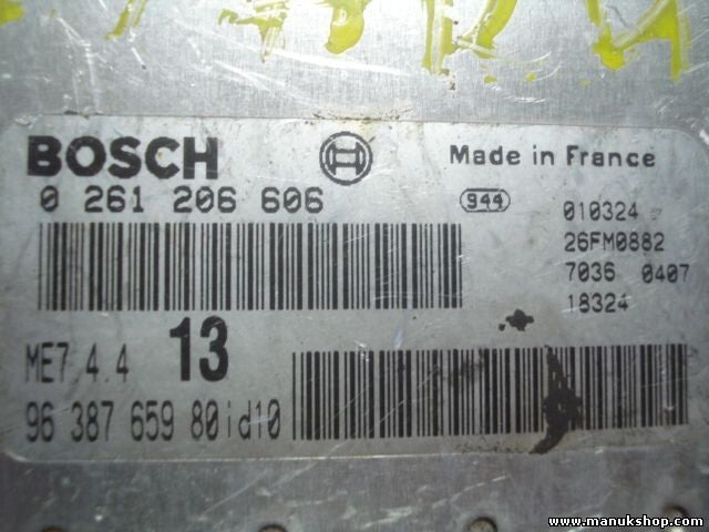 Centralita Citroen Xsara 9638765980 id10 ME7.4.4 13 BOSCH 0261206606