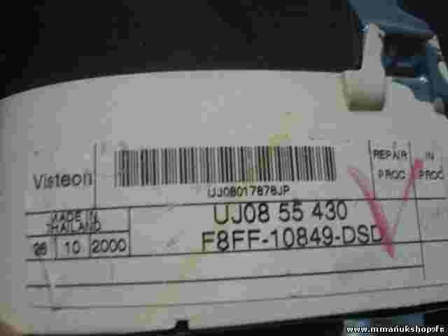 Quadro strumenti Ford Ranger UJ0855430 VISTEON UJ08017878JP F8FF10849DSD