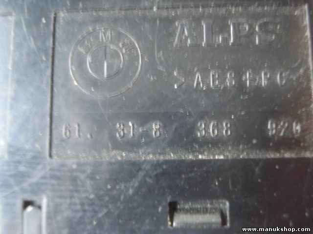 Interruptor de emergencia BMW E46 E53 E85 X5 1998-2001 8368920 61318368920