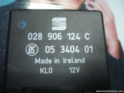 Relé 182 VW Volkswagen Caddy II Kasten Seat Inca 1.9 028906124C LK 05340401