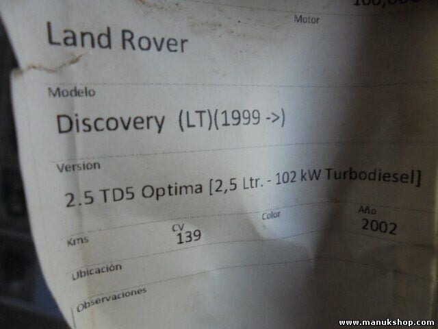 Radiador de agua Land Rover TD5 102 KW PCC001070, PDK000080 PCC107270, PCC000640