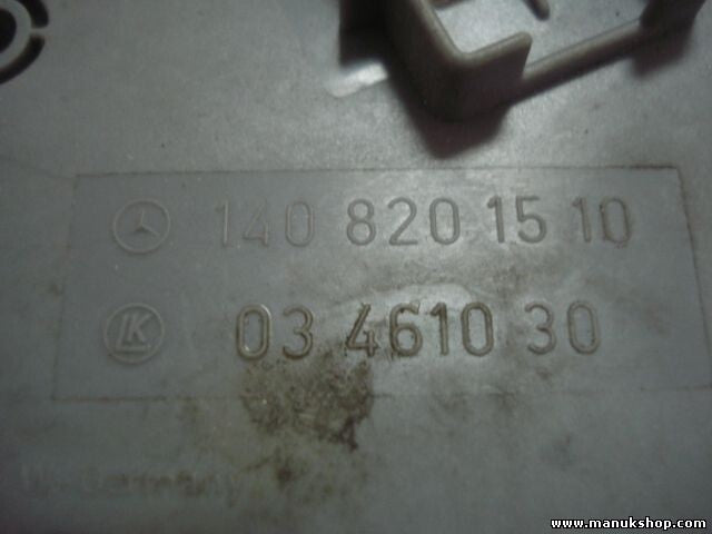 Ajuste de los asientos Mercedes-Benz 600 SE SEL W140 1408201510 03461030