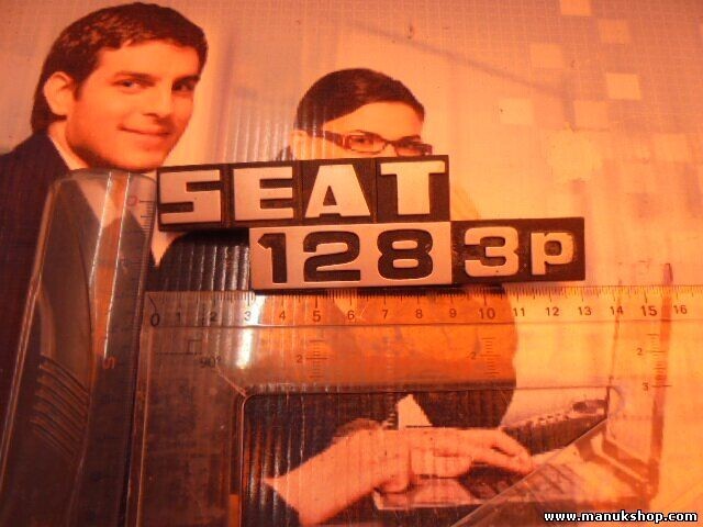 Anagrama Emblema  SEAT 128 3P 37001