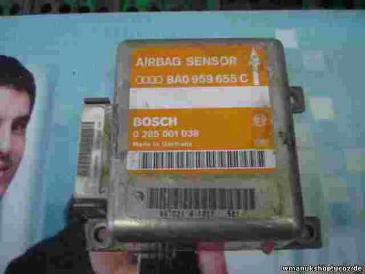 Sensor de impacto de airbag Audi 8A0959655C  8AO959655C BOSCH 0285001038