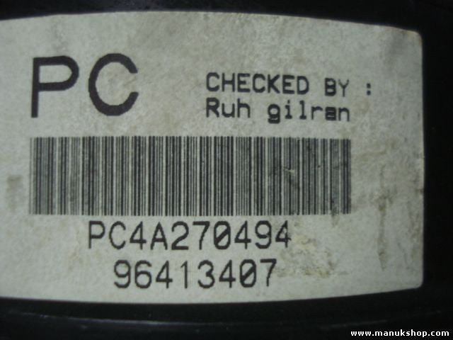 Cuadro de instrumentos Daewoo Kalos Chevrolet Aveo PC4A270494 PC 96413407