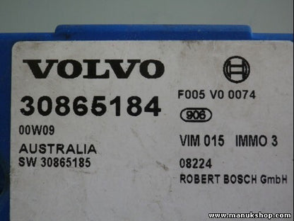 Control de la unidad de alarma inmovilizador módulo Volvo 30865184 00W09 