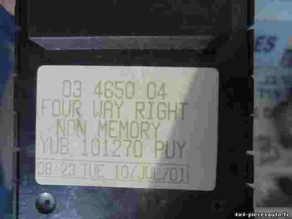 Regolazione sedili Rover 75 YUB101270PUY YUB 101270 PUY 03465004 03 4650 04