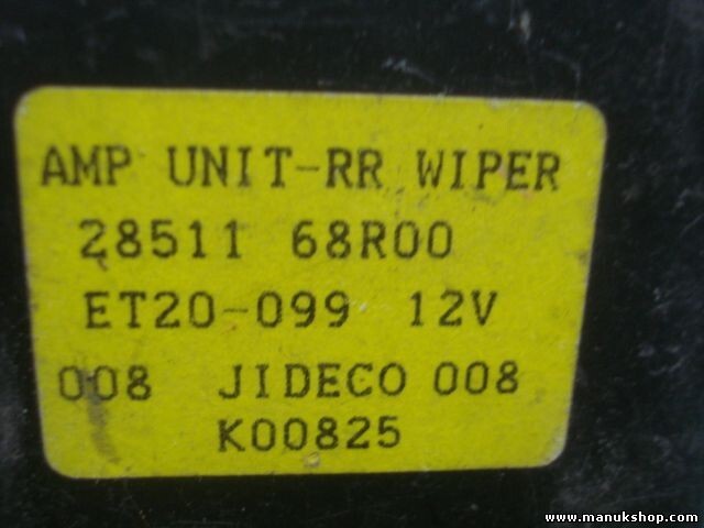 Motor del limpiaparabrisas Controller Nissan Vanette Serena cargo 2851168R00