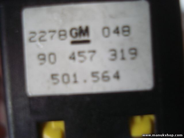 Interruptor Luneta Trasera Desempañador Opel Vectra 90 457 319 90457319