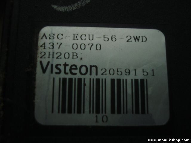 Unidad hidráulica del ABS Mazda 6 GJ6E 437A0 2829 E0261 ASCECU562WD 4370070