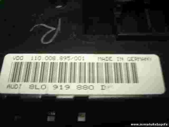Quadro strumenti Audi A3 8L0919880D 8LO919880D VDO 110008895001