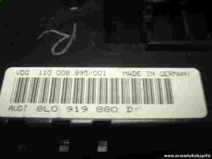 Quadro strumenti Audi A3 8L0919880D 8LO919880D VDO 110008895001