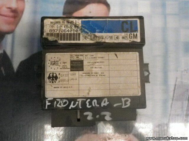 Control de la unidad de alarma inmovilizador módulo Opel Frontera 8971864010 