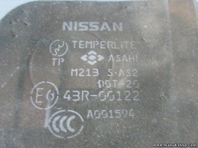 Vetro porta posteriore sinistra Nissan X-Trail 43R00122 00122M213SAS2
