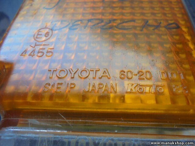 Intermitente trasero derecho Toyota Land Cruiser KOITO 60-20 DOT SAE E6 4456
