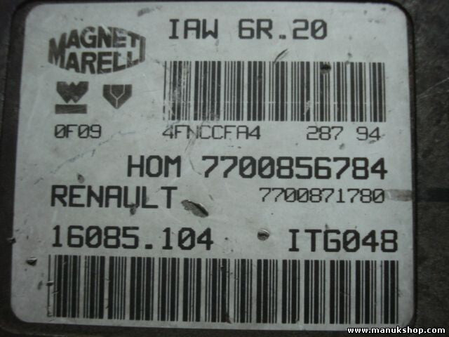 Centralita Renault Twingo IAW.6R.20 IAW6R20 HOM7700856784 7700856784 7700871780