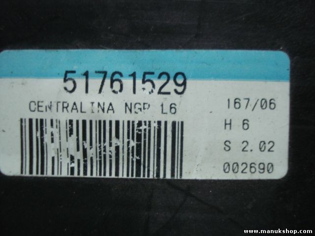 Centralita Fiat Stilo 0051761529 51761529 NGP L6 S 2.02 002690