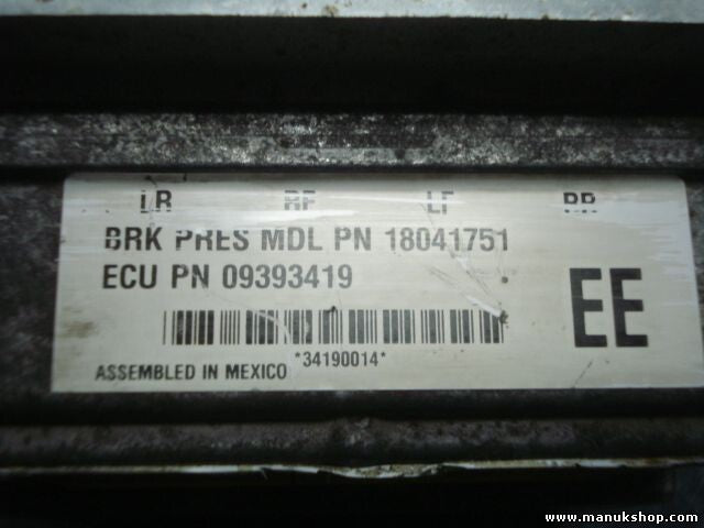 Unidad hidráulica del ABS Daewoo Tacuma EE 18041751 18041751 09393419 12225839