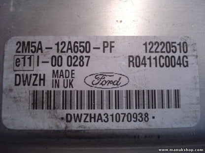 Centralita del motor Ford Focus 1.8 2002 2M5A12A650PF 12220510 R0411C004G