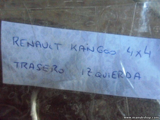 Disco de freno trasero izquierda Renault Kangoo 4x4 1997-2007 7701207227